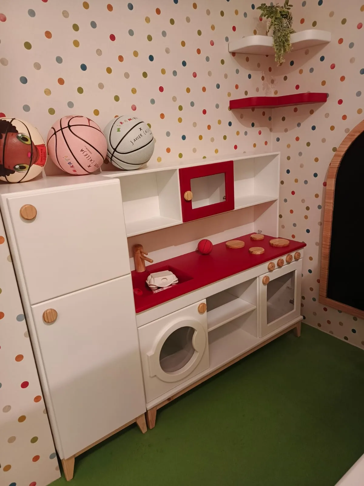 مطبخ لعب متكامل مع ثلاجة (Deluxe Play Kitchen)